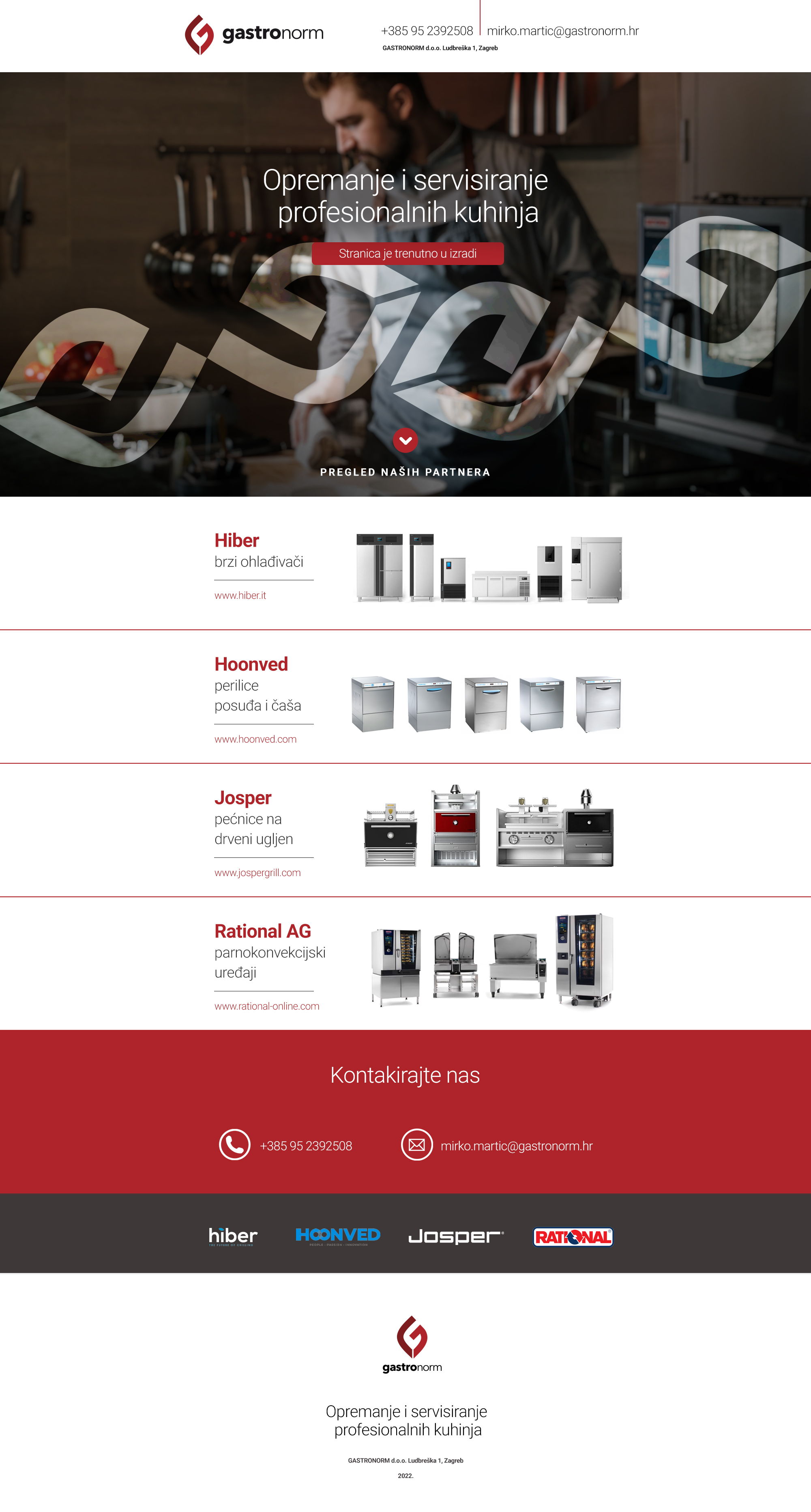 Gastronorm website preview
